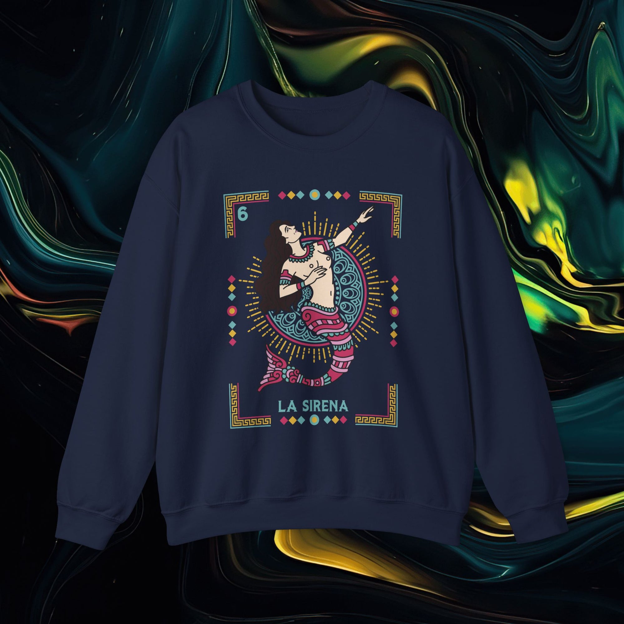Sirena | Gildan 18000 | Unisex Heavy Blend™ Crewneck Sweatshirt