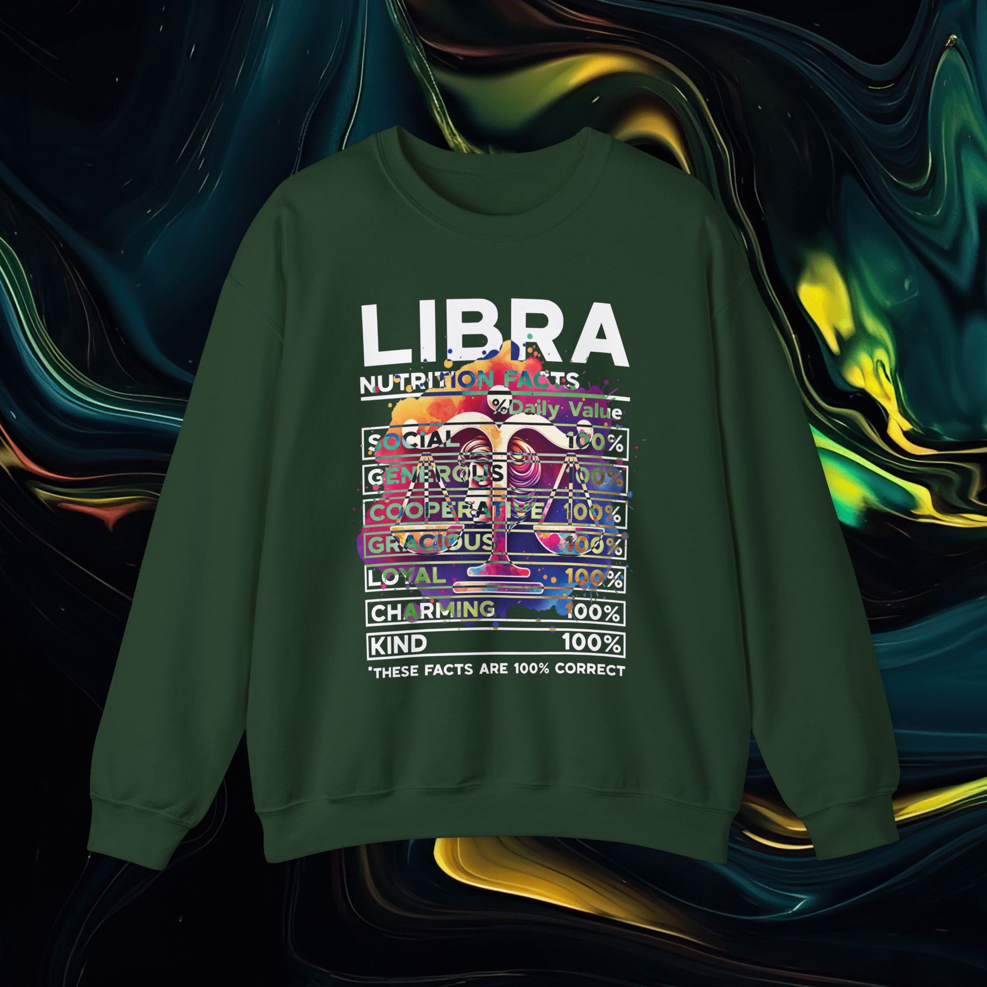 Libra | Gildan 18000 | Unisex Heavy Blend™ Crewneck Sweatshirt