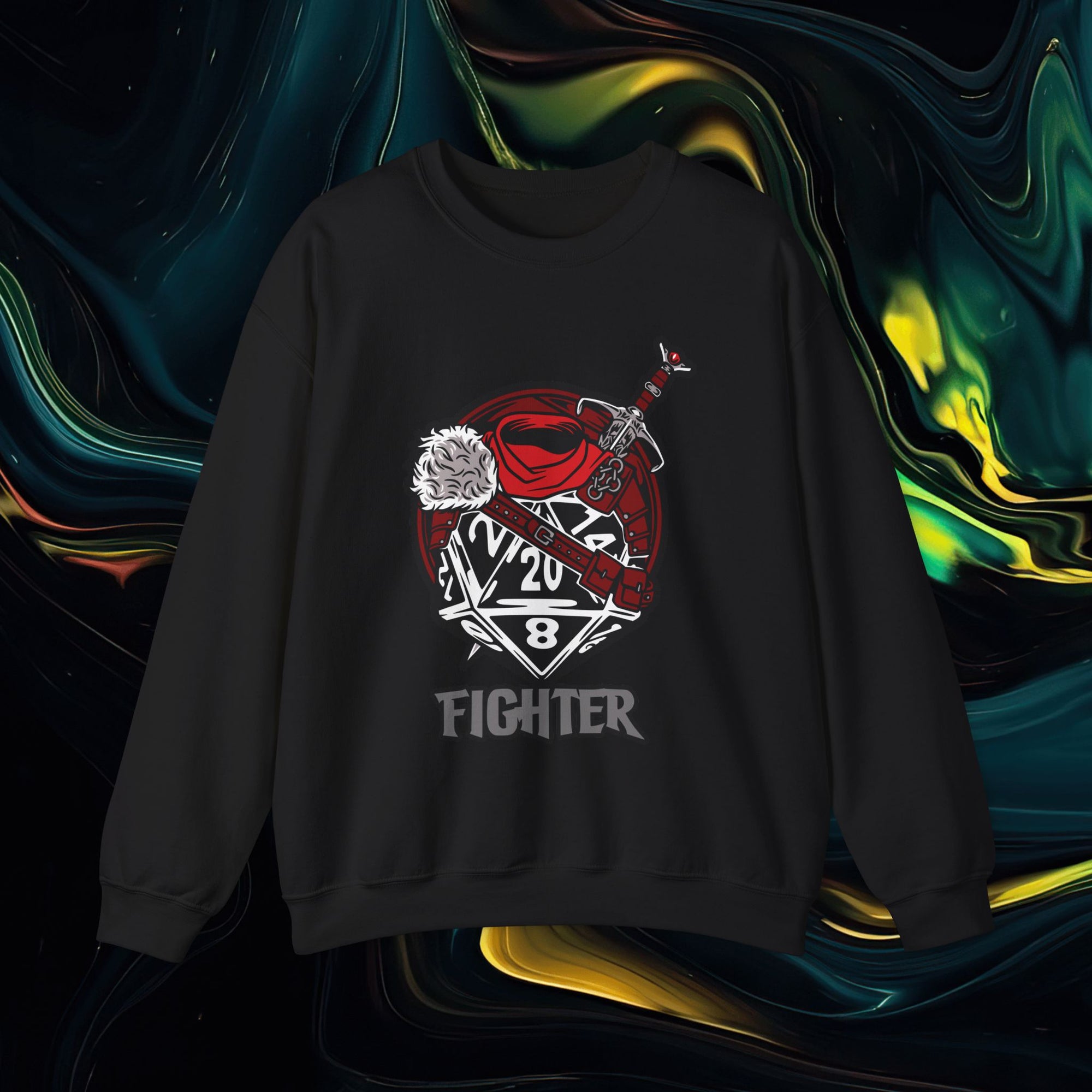 Fighter | Gildan 18000 | Unisex Heavy Blend™ Crewneck Sweatshirt