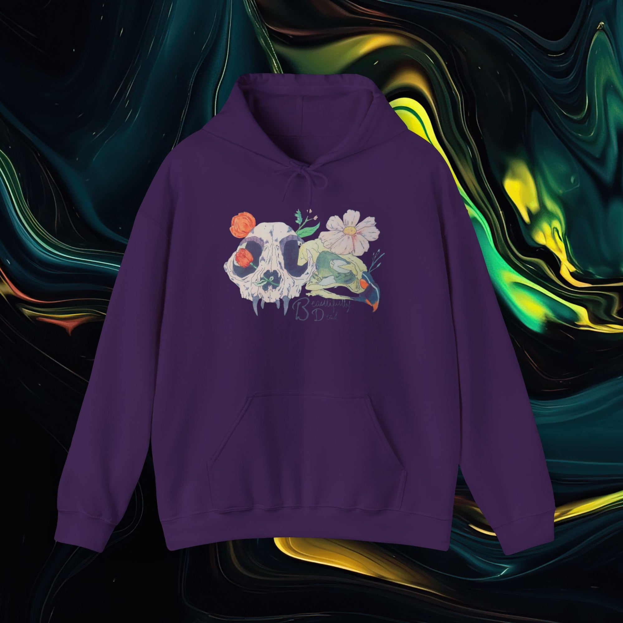 Beautifully Dead | Gildan 18500 | Unisex Heavy Blend™ Hooded Sweatshirt