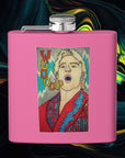 Wooo | Stainless Steel Flask - 6oz Hip Flask for Parties & Celebrations