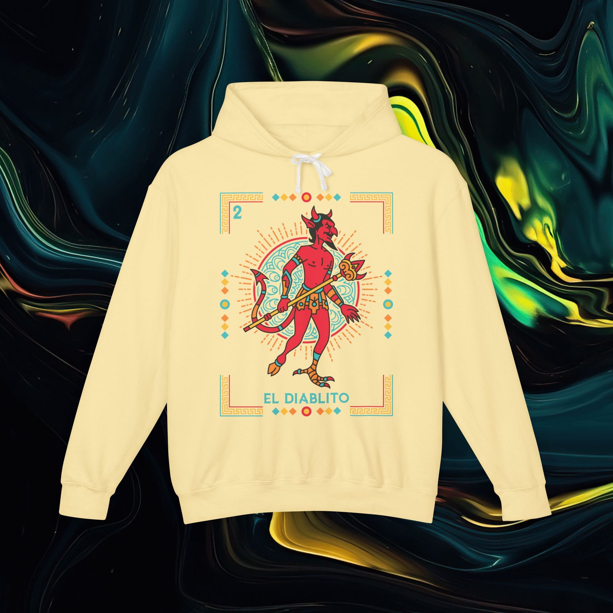 Diablito | Comfort Colors 1467 | Unisex Lightweight Hooded Sweatshirt