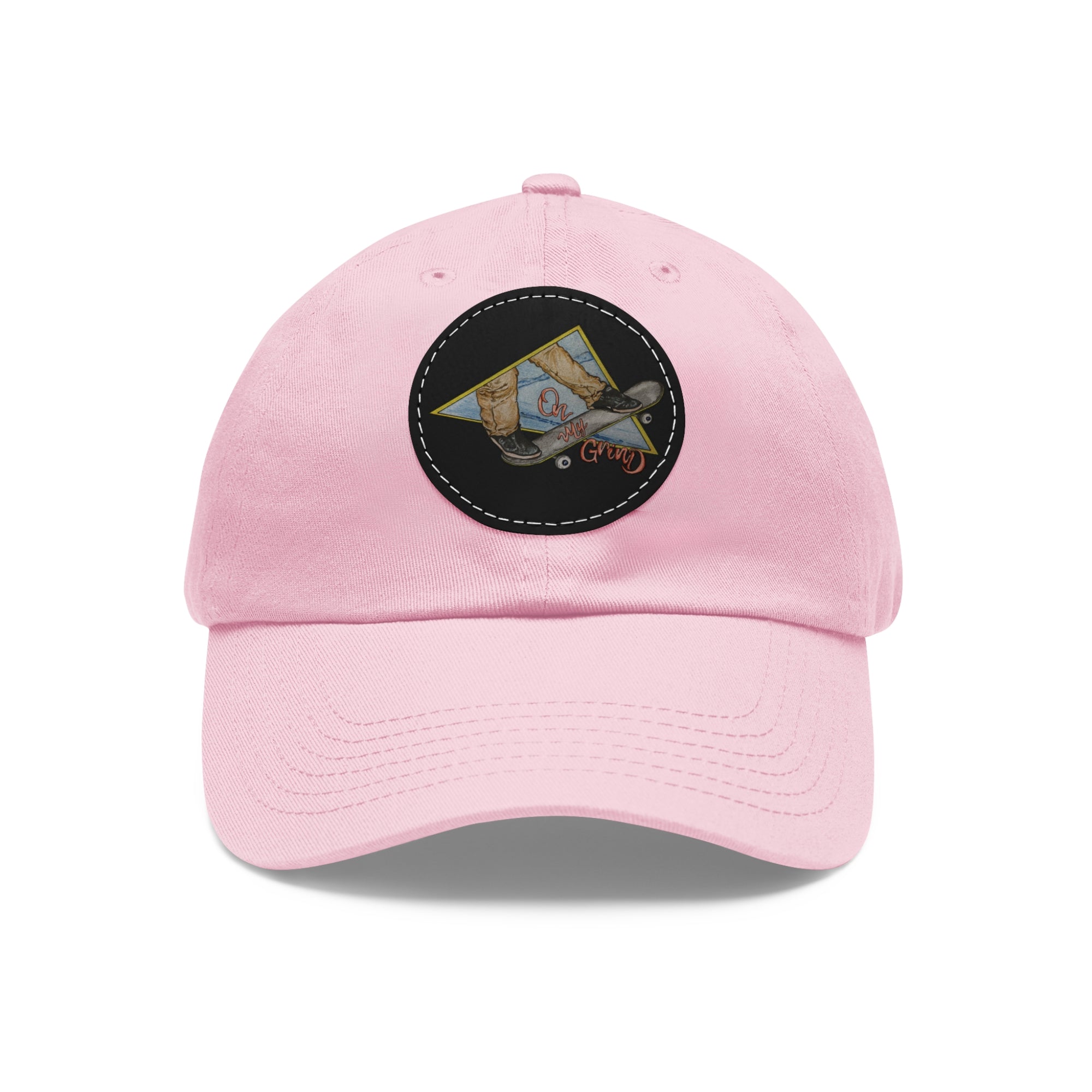 On My Grind | Dad Hat with Leather Patch