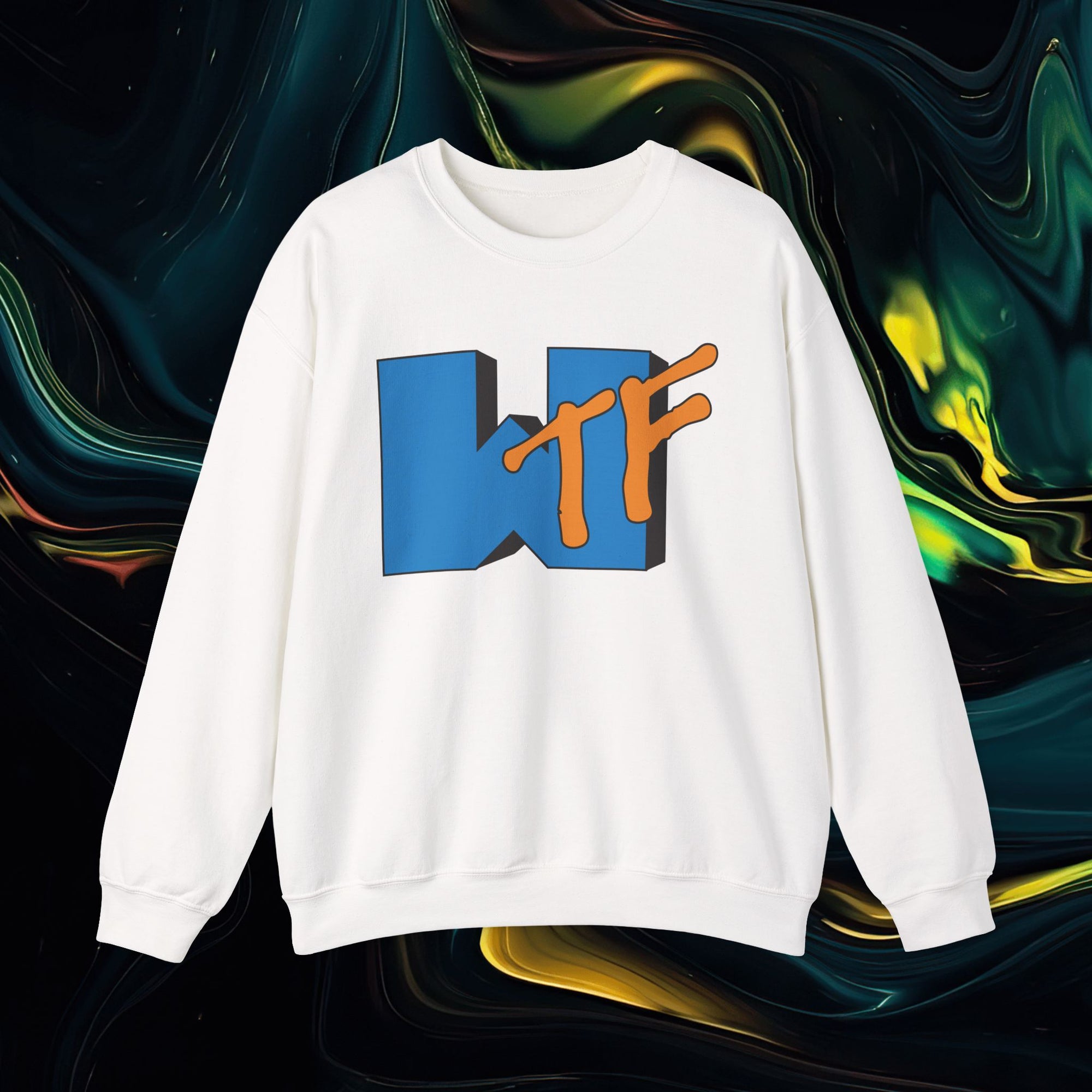 Wtf | Gildan 18000 | Unisex Heavy Blend™ Crewneck Sweatshirt
