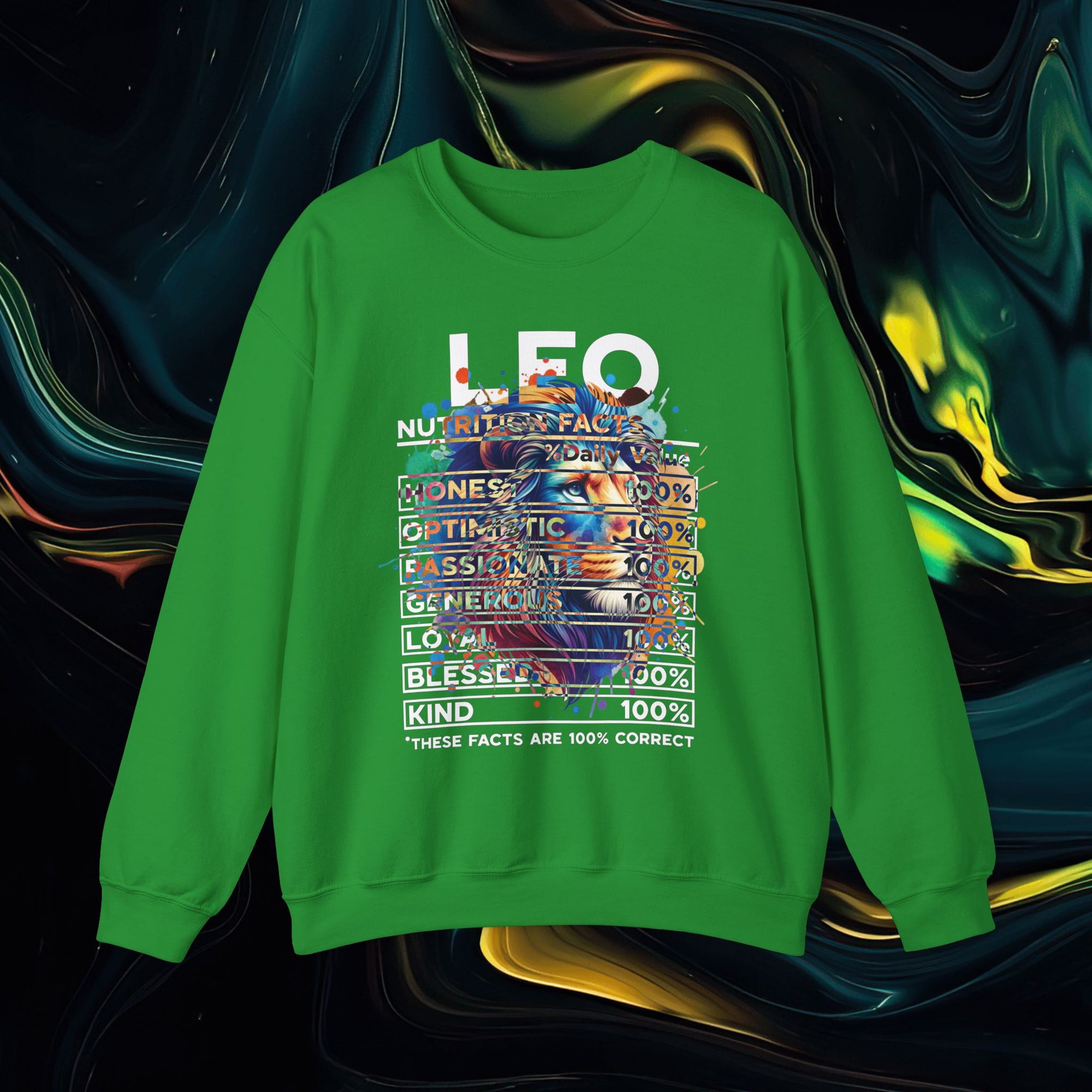 Leo | Gildan 18000 | Unisex Heavy Blend™ Crewneck Sweatshirt