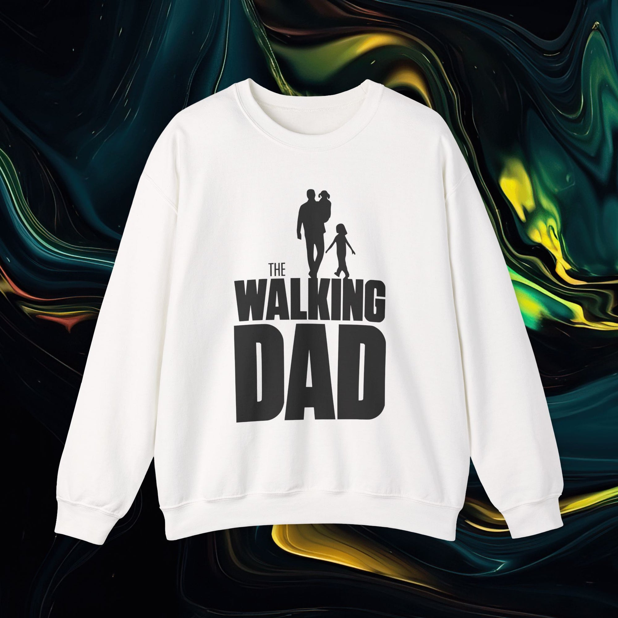 The Walking Dad | Gildan 18000 | Unisex Heavy Blend™ Crewneck Sweatshirt