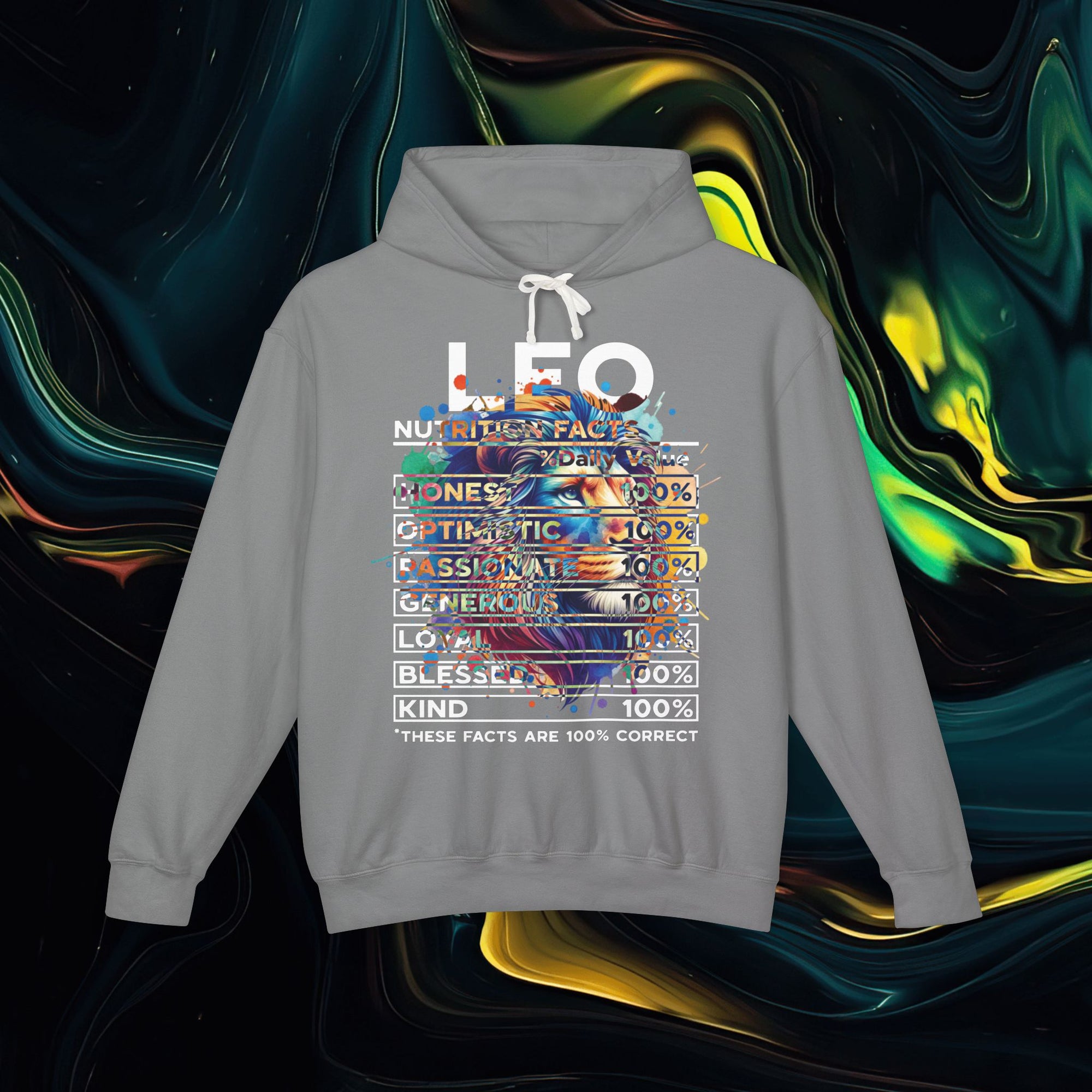 Leo | Comfort Colors 1467 | Unisex Lightweight Hooded Sweatshirt