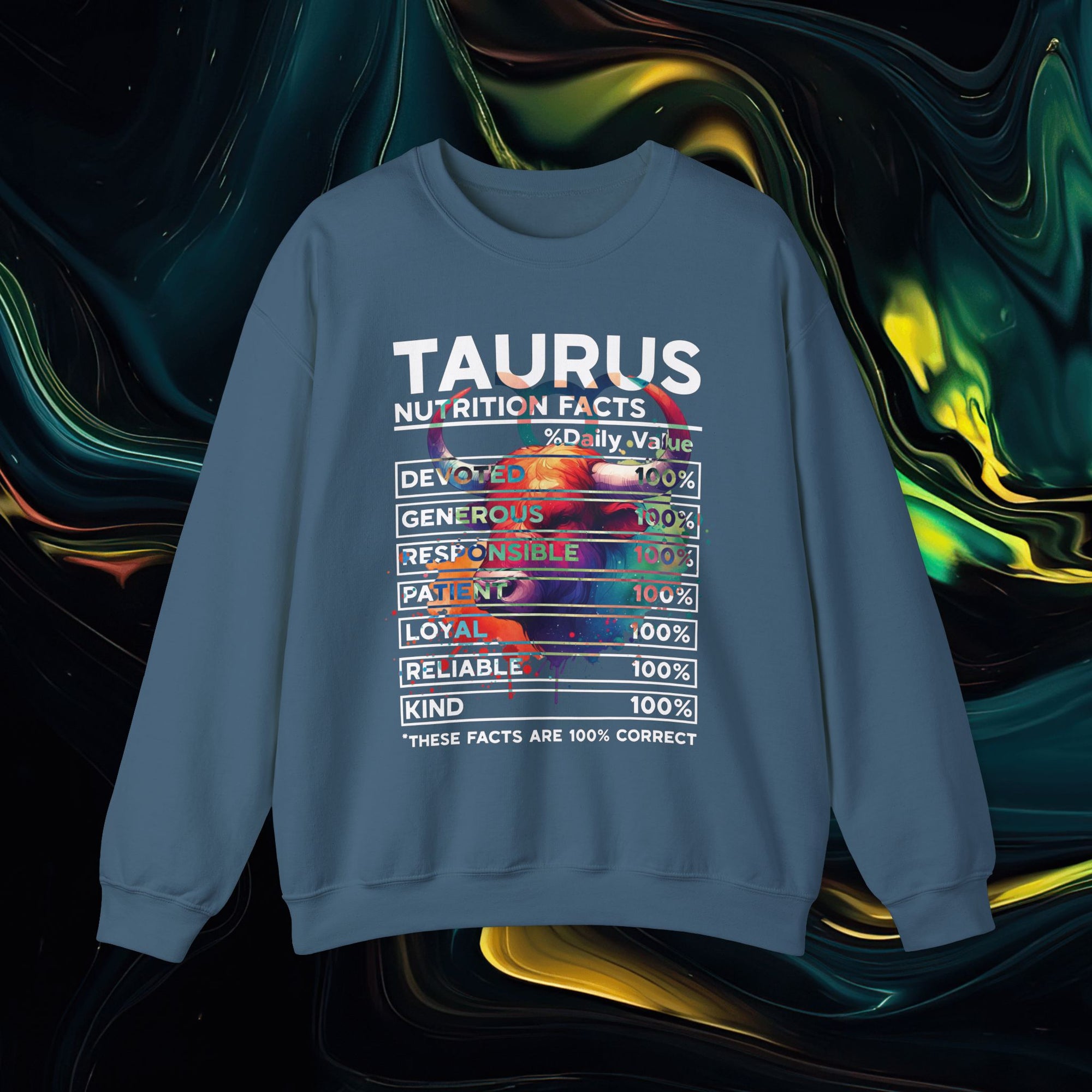Taurus | Gildan 18000 | Unisex Heavy Blend™ Crewneck Sweatshirt