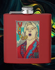Wooo | Stainless Steel Flask - 6oz Hip Flask for Parties & Celebrations