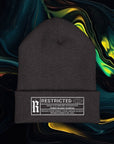 Rated R | Classic Embroidered Cuffed Beanie - Stylish Streetwear Accessory