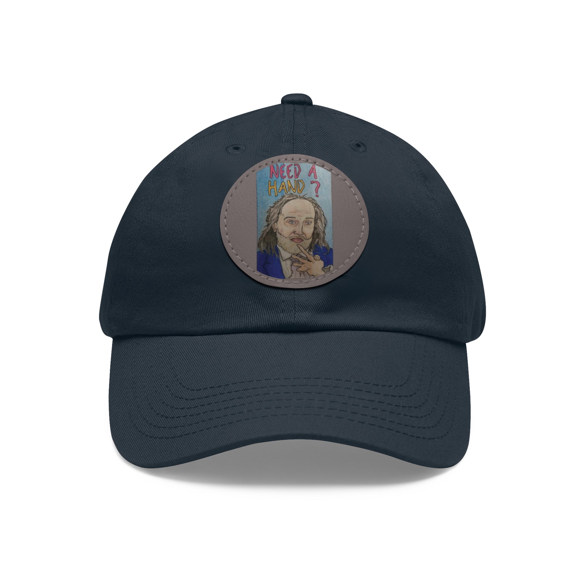 Need a Hand? | Dad Hat with Leather Patch