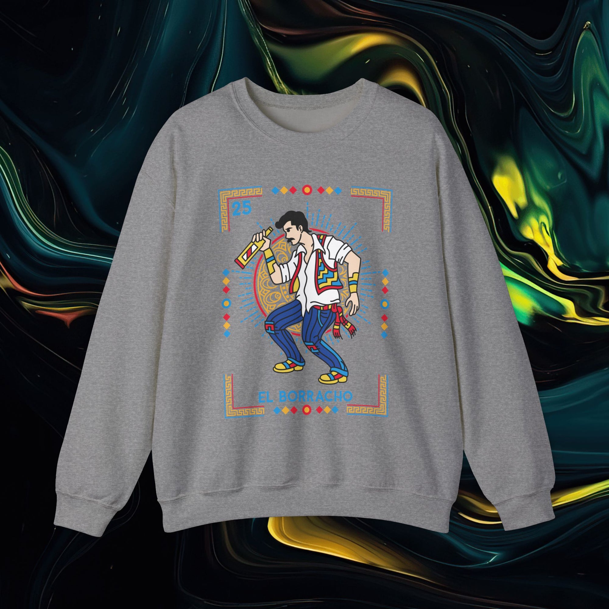 Borracho | Gildan 18000 | Unisex Heavy Blend™ Crewneck Sweatshirt