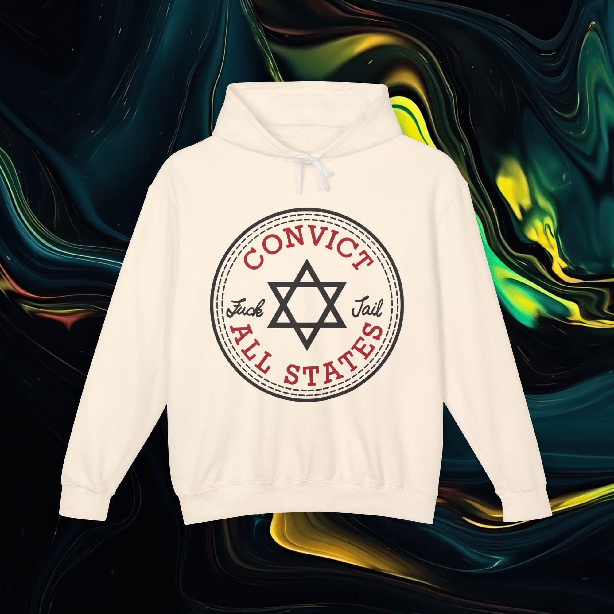 Convict | Comfort Colors 1467 | Unisex Lightweight Hooded Sweatshirt
