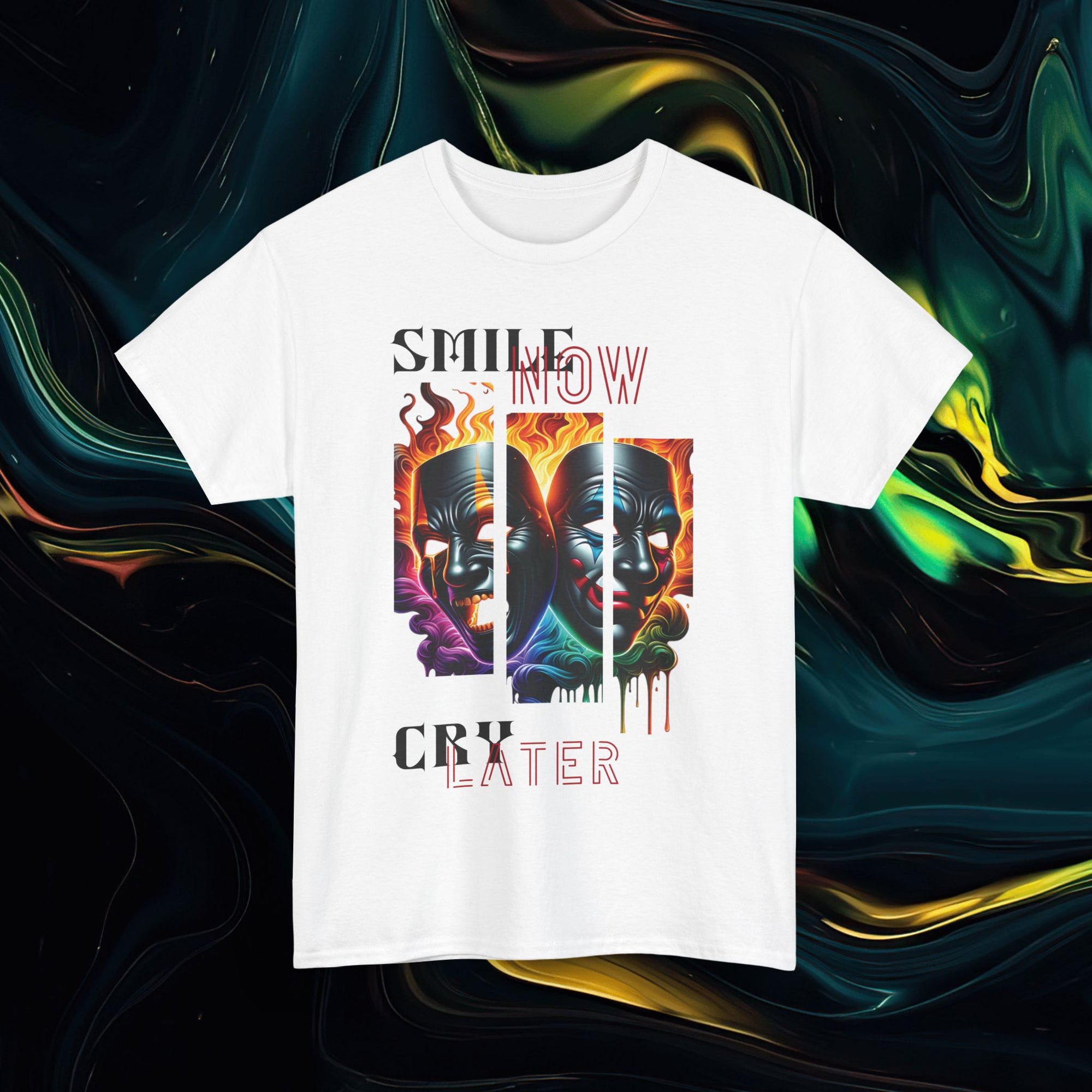 Smile Now Cry Later | Gildan 5000 | Unisex Heavy Cotton Tee