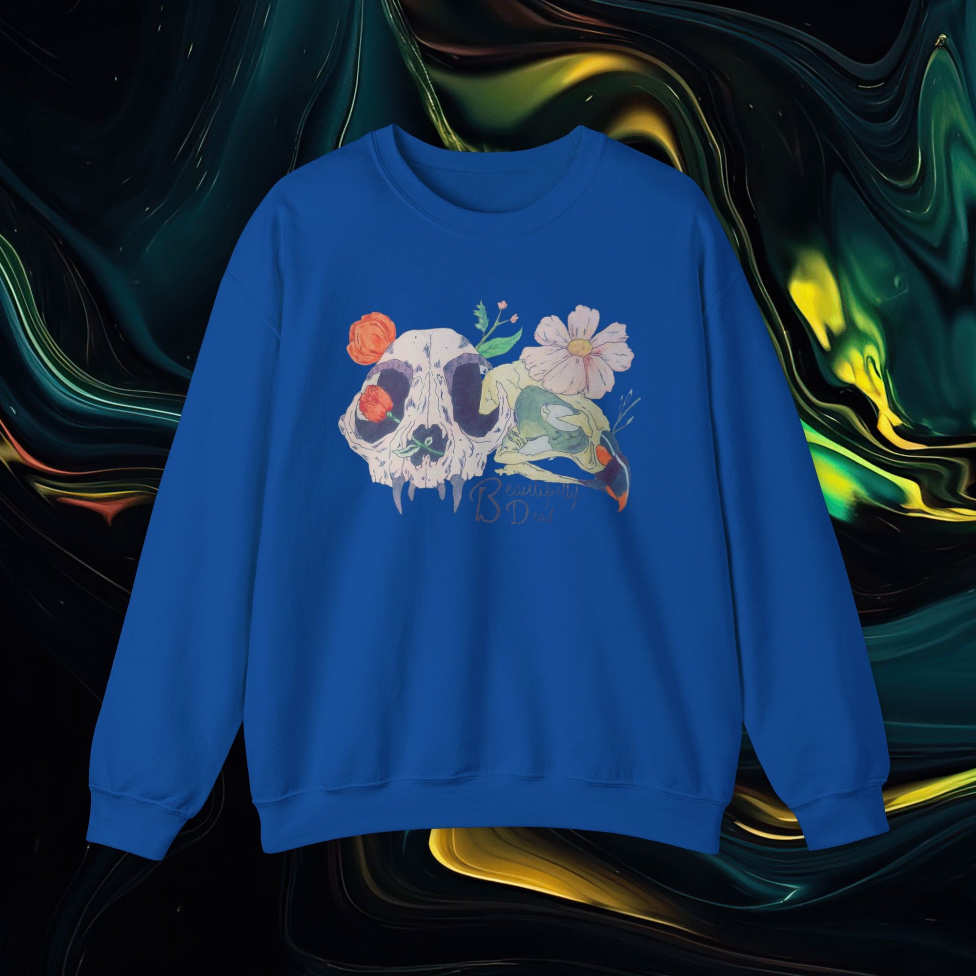Beautifully Dead | Gildan 18000 | Unisex Heavy Blend™ Crewneck Sweatshirt